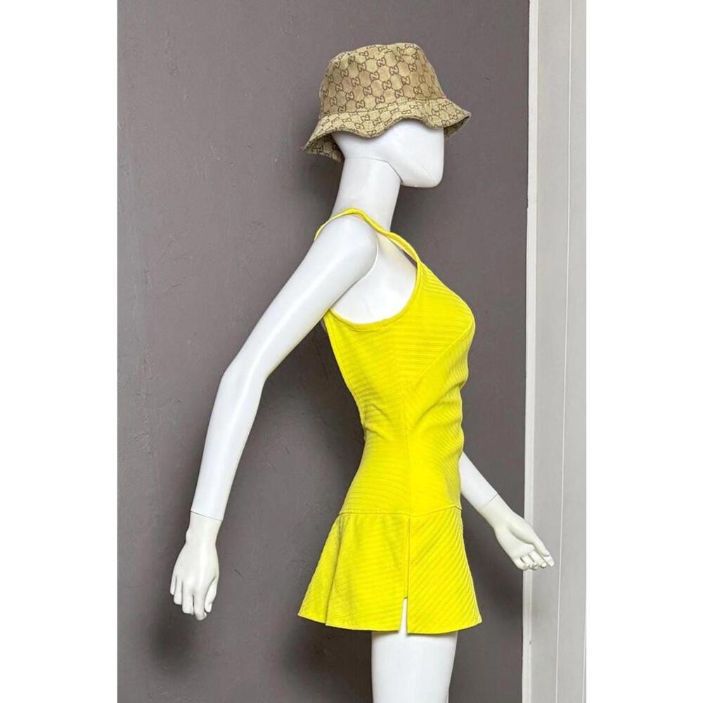 Vintage 1960’s Yellow Swimsuit from Rose Marie Reid M/L Pinup Playsuit - Picture 4 of 10